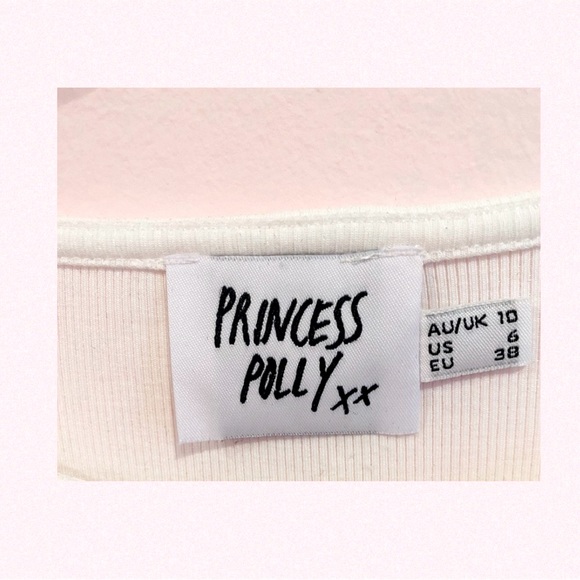 Princess Polly Tops Princess Polly White Tee Poshmark